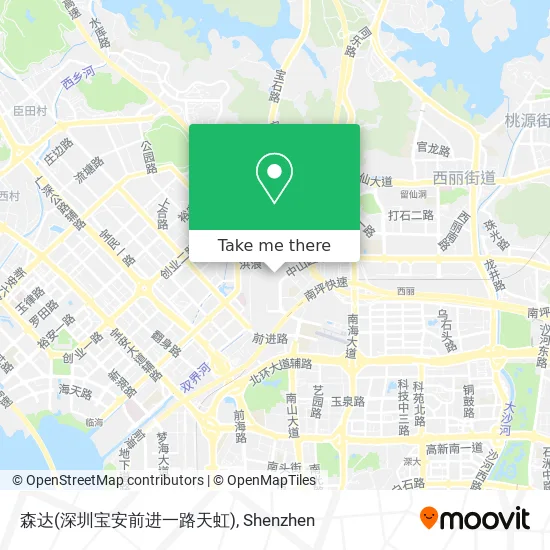 森达(深圳宝安前进一路天虹) map
