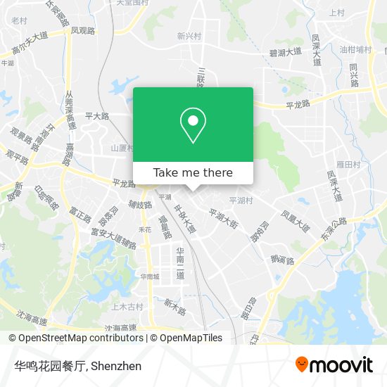 华鸣花园餐厅 map