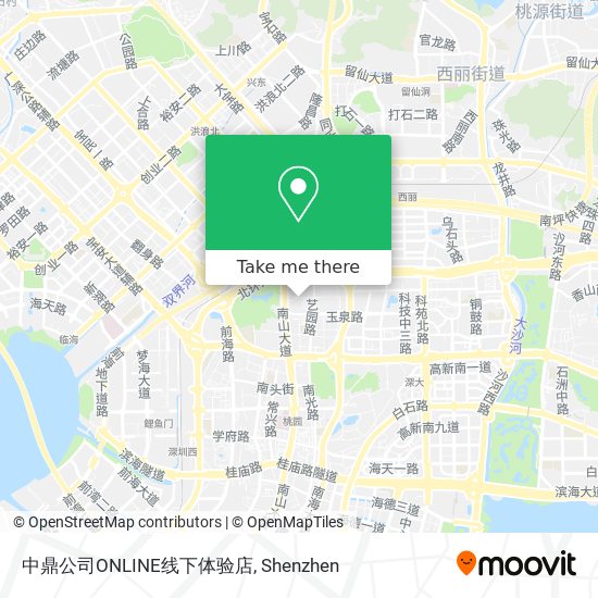 中鼎公司ONLINE线下体验店 map