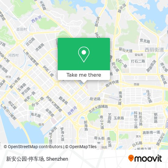 新安公园-停车场 map