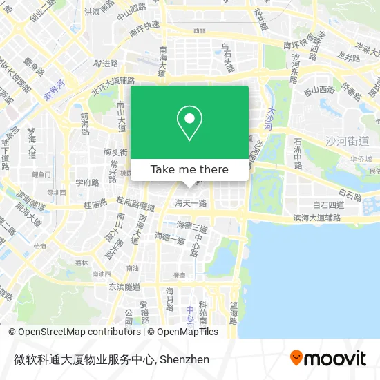 微软科通大厦物业服务中心 map