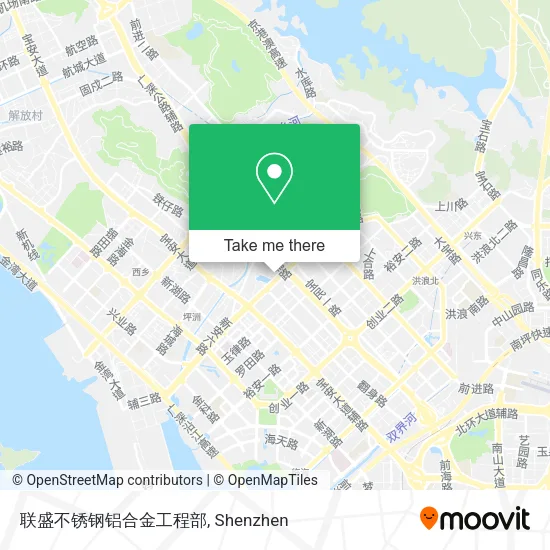 联盛不锈钢铝合金工程部 map