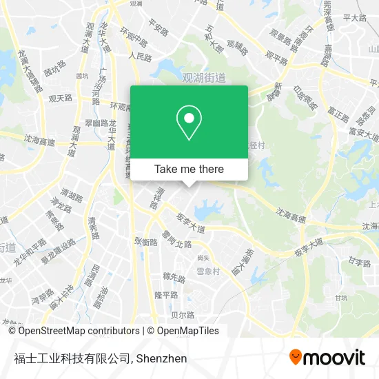 福士工业科技有限公司 map