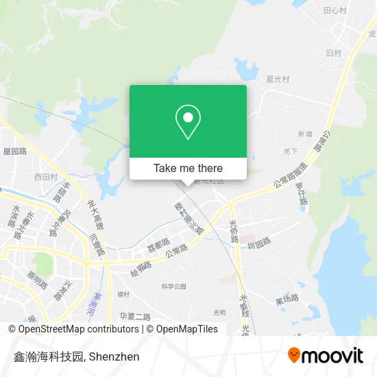 鑫瀚海科技园 map