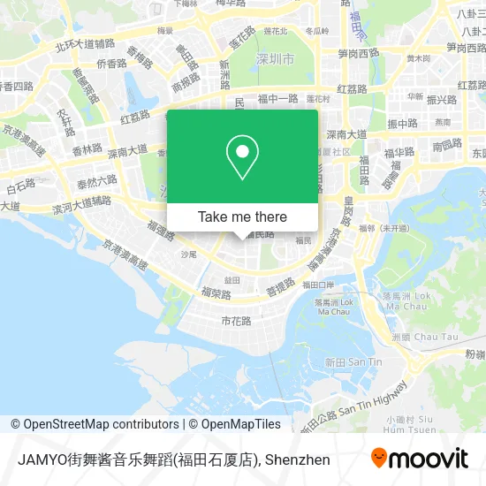 JAMYO街舞酱音乐舞蹈(福田石厦店) map