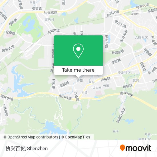 协兴百货 map