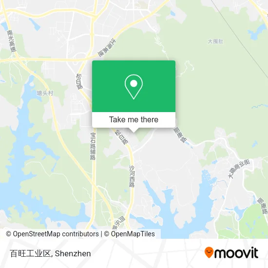 百旺工业区 map