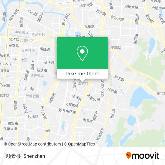 顺景楼 map