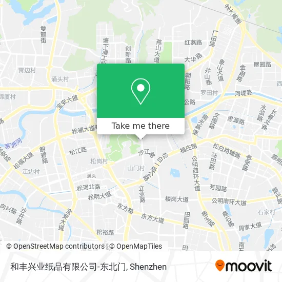 和丰兴业纸品有限公司-东北门 map