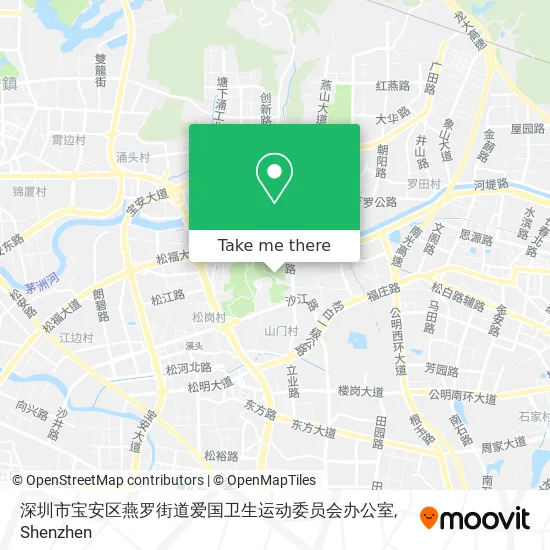 深圳市宝安区燕罗街道爱国卫生运动委员会办公室 map
