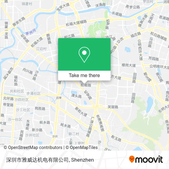 深圳市雅威达机电有限公司 map