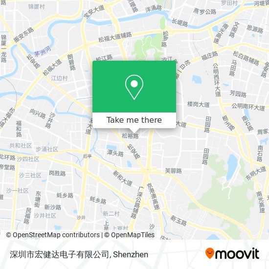 深圳市宏健达电子有限公司 map