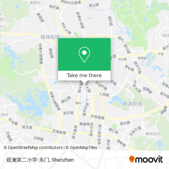 观澜第二小学-东门 map