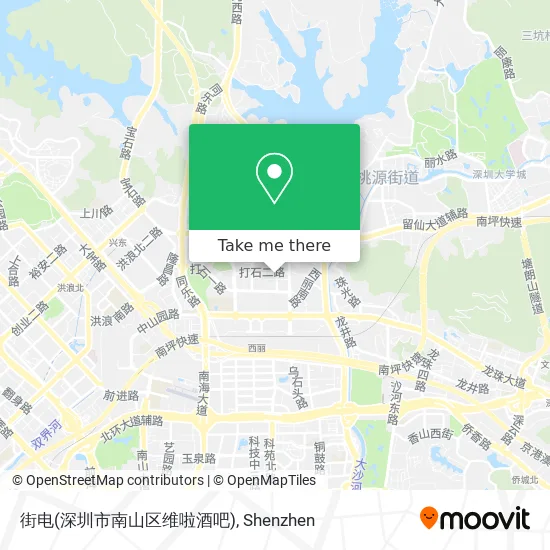 街电(深圳市南山区维啦酒吧) map