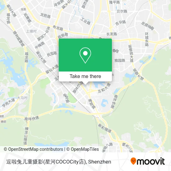逗啦兔儿童摄影(星河COCOCity店) map