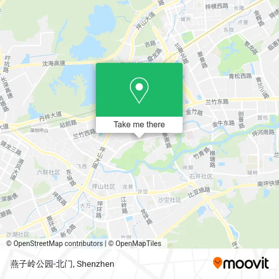 燕子岭公园-北门 map