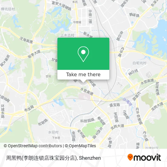 周黑鸭(李朗连锁店珠宝园分店) map