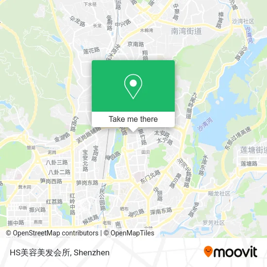 HS美容美发会所 map