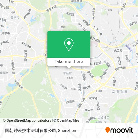 国朝钟表技术深圳有限公司 map