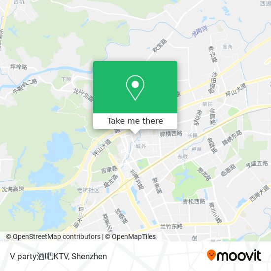 V party酒吧KTV map