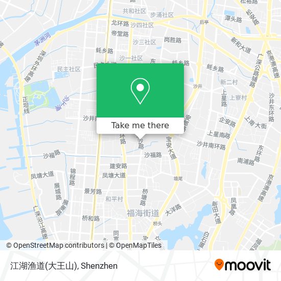 江湖渔道(大王山) map