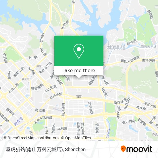 屋虎猫馆(南山万科云城店) map