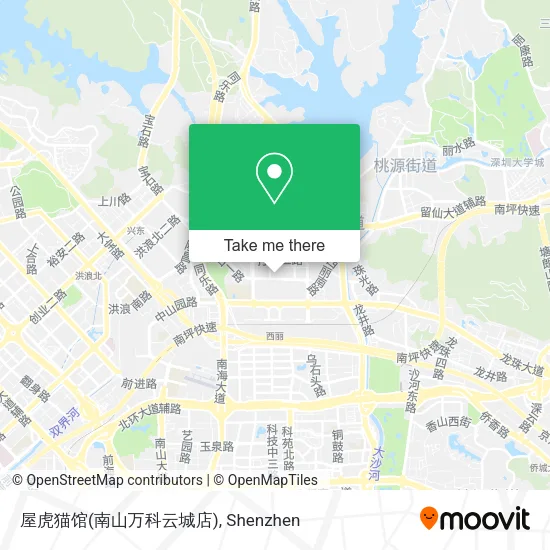 屋虎猫馆(南山万科云城店) map