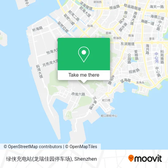 绿侠充电站(龙瑞佳园停车场) map