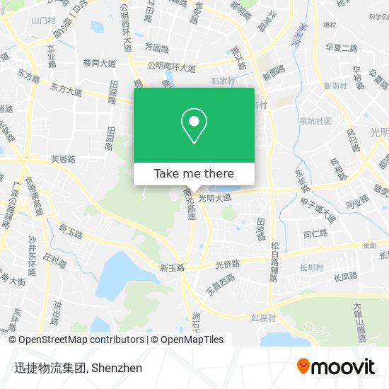 迅捷物流集团 map