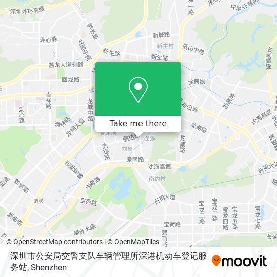 深圳市公安局交警支队车辆管理所深港机动车登记服务站 map