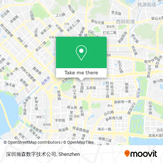 深圳瀚森数字技术公司 map
