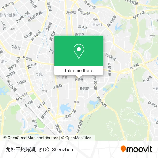 龙虾王烧烤潮汕打冷 map