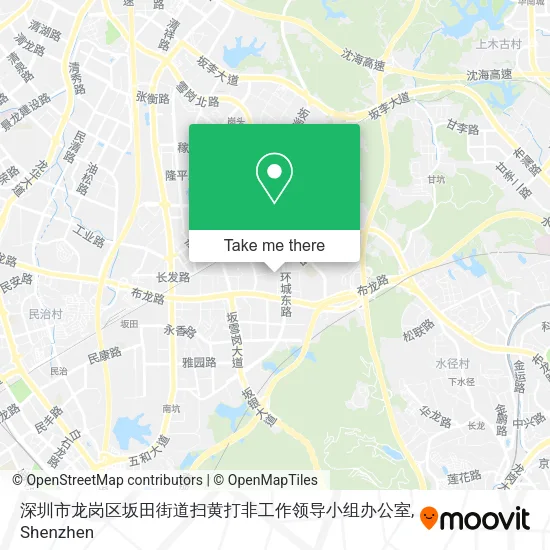 深圳市龙岗区坂田街道扫黄打非工作领导小组办公室 map