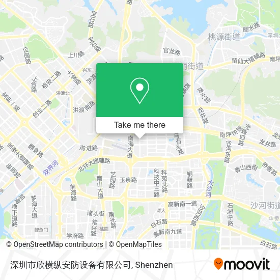 深圳市欣横纵安防设备有限公司 map