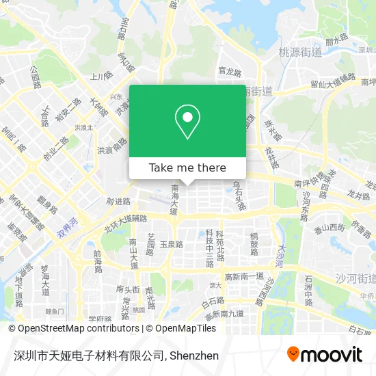 深圳市天娅电子材料有限公司 map