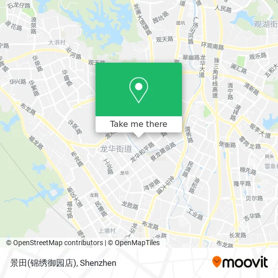 景田(锦绣御园店) map