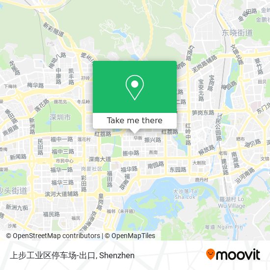 上步工业区停车场-出口 map