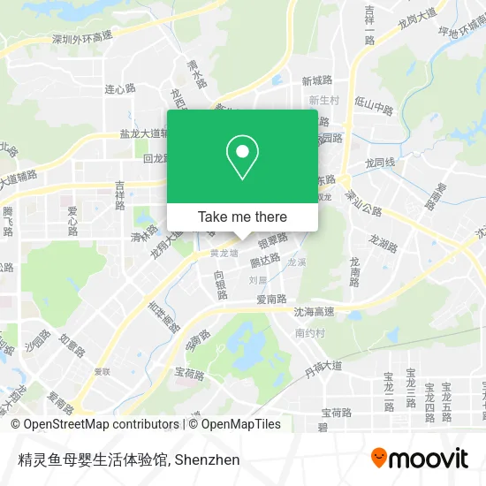 精灵鱼母婴生活体验馆 map