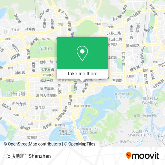 质度咖啡 map