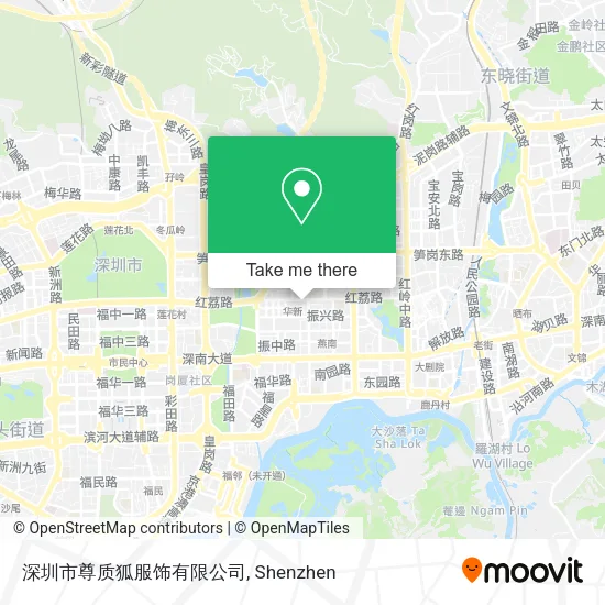 深圳市尊质狐服饰有限公司 map