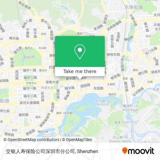 交银人寿保险公司深圳市分公司 map