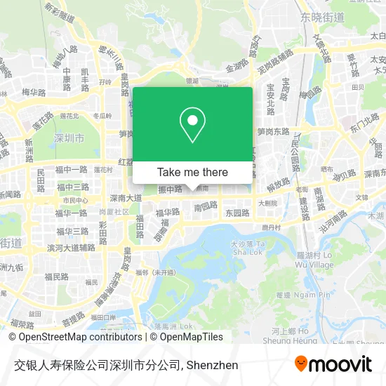 交银人寿保险公司深圳市分公司 map