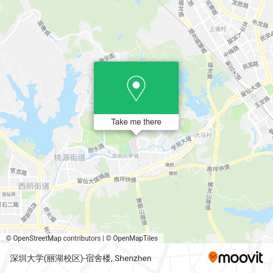 深圳大学(丽湖校区)-宿舍楼 map