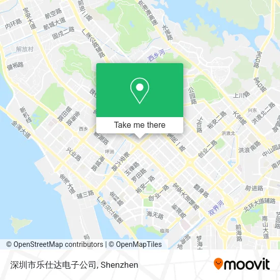 深圳市乐仕达电子公司 map