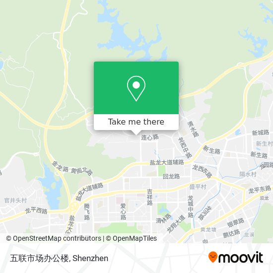 五联市场办公楼 map
