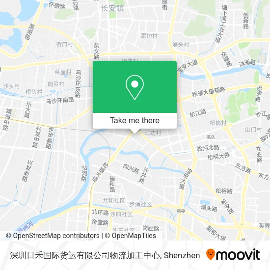 深圳日禾国际货运有限公司物流加工中心 map