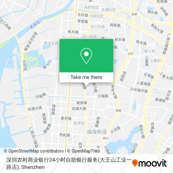 深圳农村商业银行24小时自助银行服务(大王山工业一路店) map