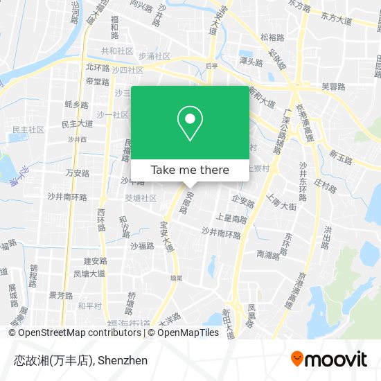 恋故湘(万丰店) map