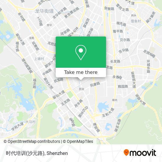 时代培训(沙元路) map