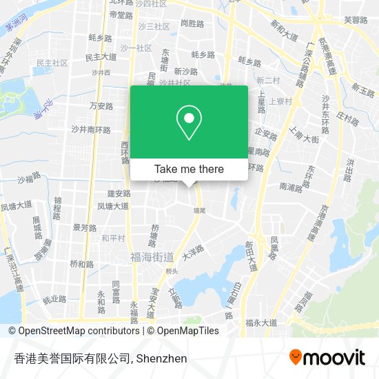香港美誉国际有限公司 map